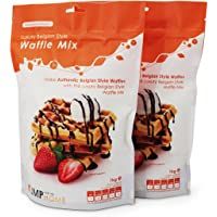 Los mejores  - 2 x Mezcla de Gofre al Estilo Belga de Lujo – Bolsa de 1 kilo – Mezcla de Gofre para Gofres Belgas y Gofres de Lieja